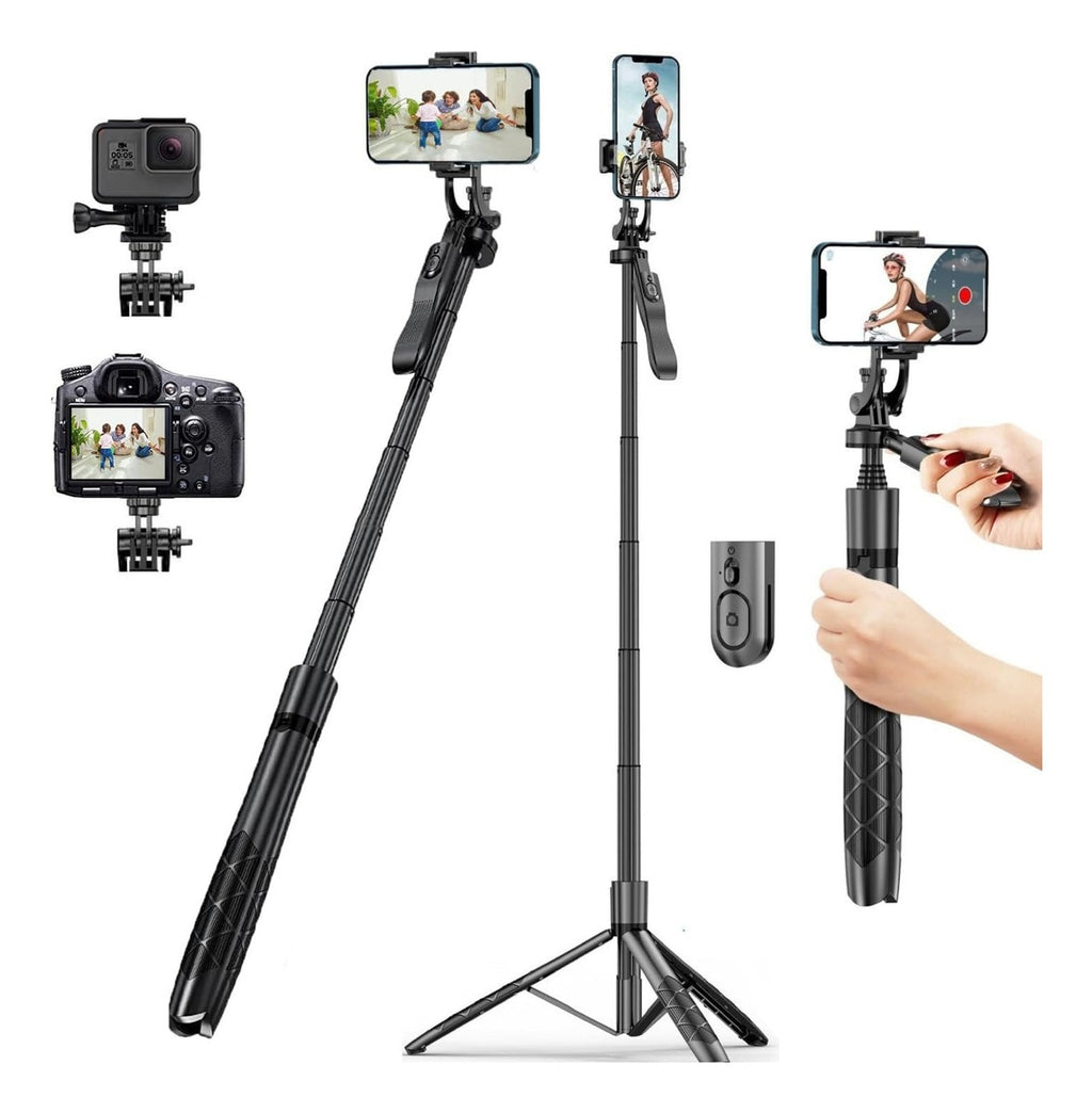 Palo Selfie Tripode Aluminio Extra Largo Profesional 160Cm