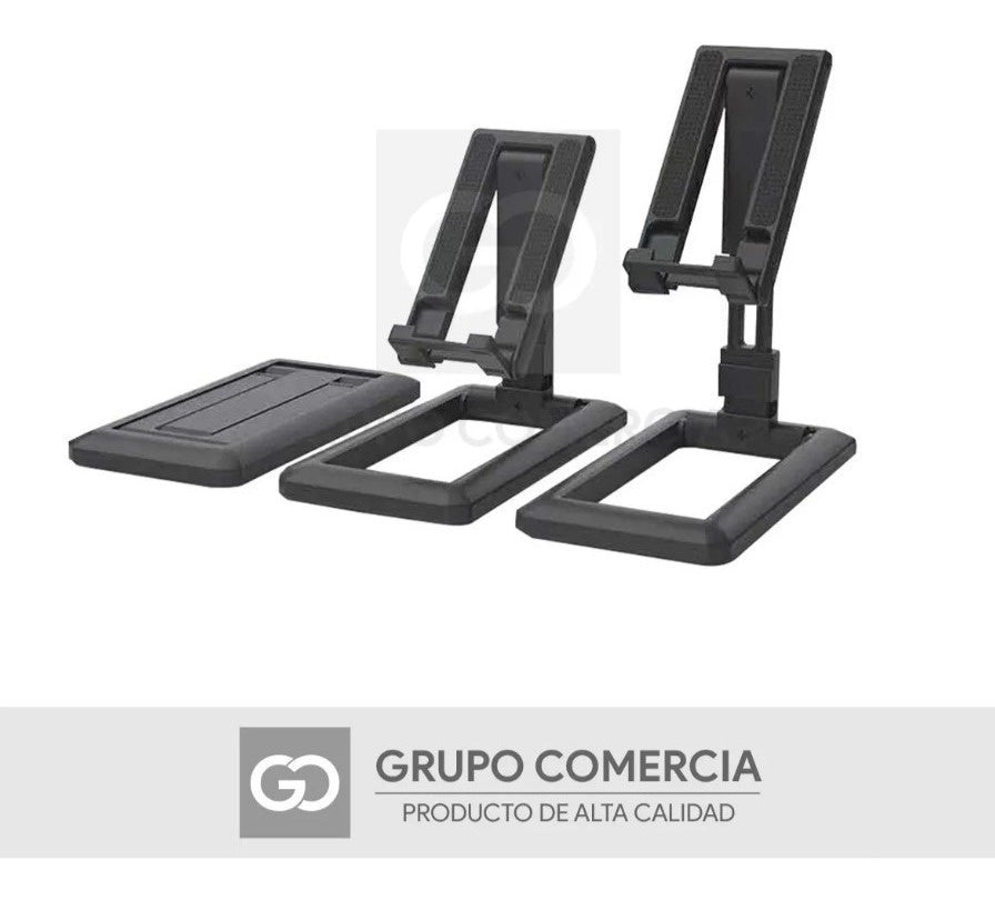 Base Portatil Tablet Ergonomica Reclinable 5 Niveles + Soporte Carga Celular