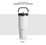 Termo Acero Inoxidable 900Ml Flip Straw Antiderrames