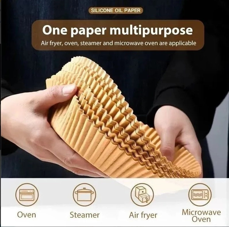 Forro O Papel Antiadherente Para Olla Freidora X 100 Piezas