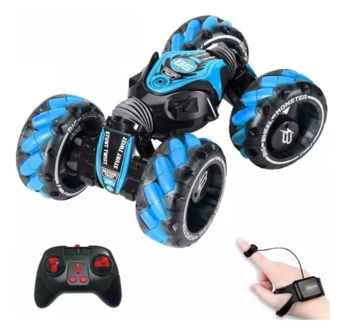 Carro Control Remoto 4X4 Sensor Manilla Juguete 2 Controles