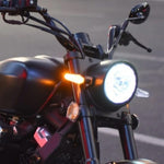 Direccionales Led Cristal Lujo Para Moto Universal Original