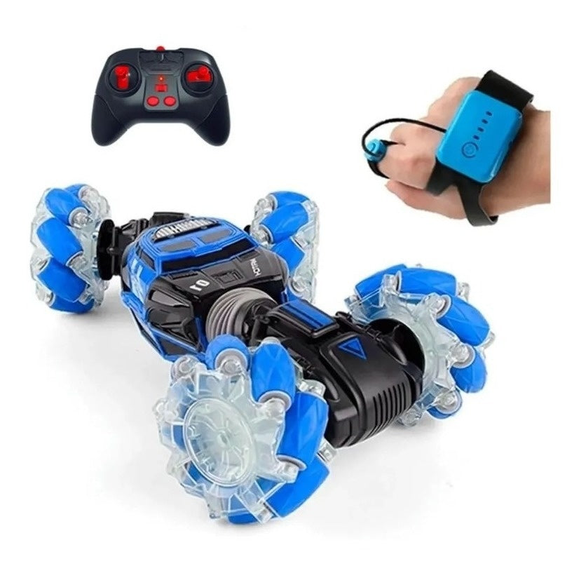 Carro Control Remoto Stunt 4X4 Sensor Manejo Movimiento Mano