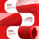 Parlante Jbl Charge 5 Replica 1.1 - Sonido Potente, Bluetooth, Portatil Rojo