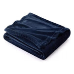 Cobija Termica 180X240 Cm Suave Terciopelo Azul Slim