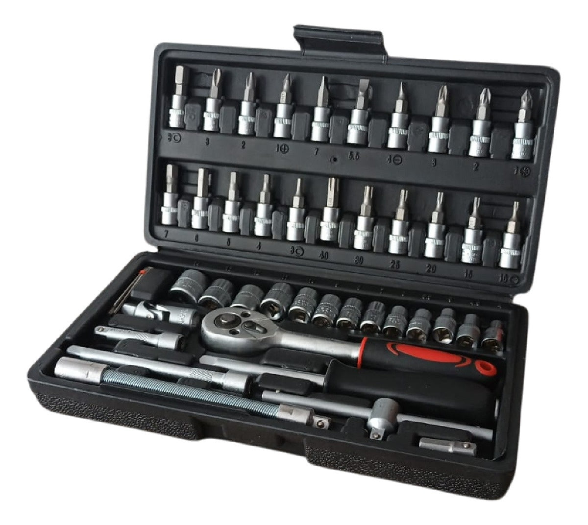 Juego De Copas Rache Puntas Extensor Estuche 46 Piezas Innovo