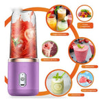 Mini Licuadora Para Batidos Rapidos De Bolso Recargable 400 Ml