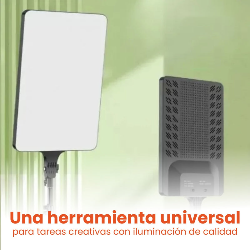 Panel De Luz Profesional 3500W Tripode Control Remoto 3 Tonos Ajustable