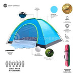 Carpa Camping 6 Personas Acampar Aventura