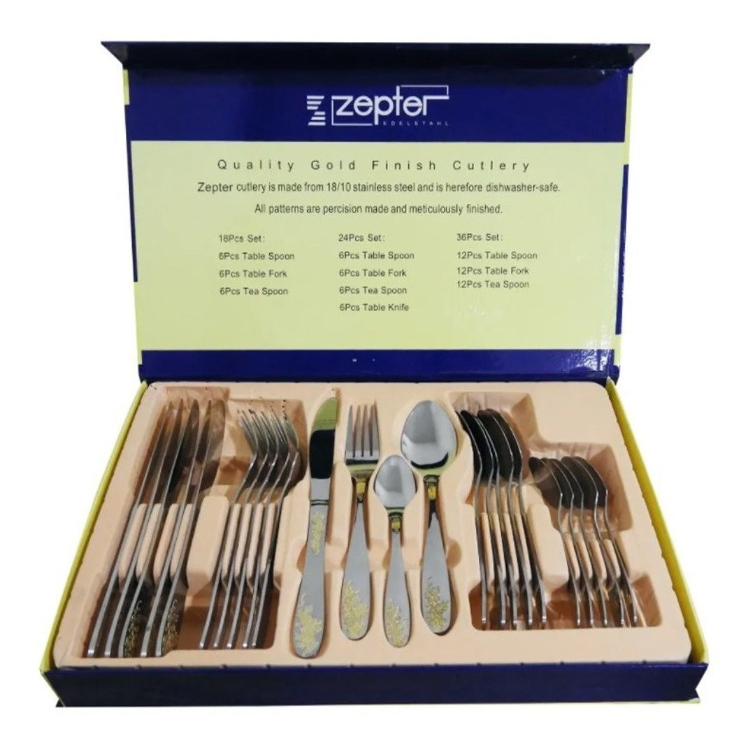 Set De Cubiertos De 24 Piezas Acero Inoxidable Original