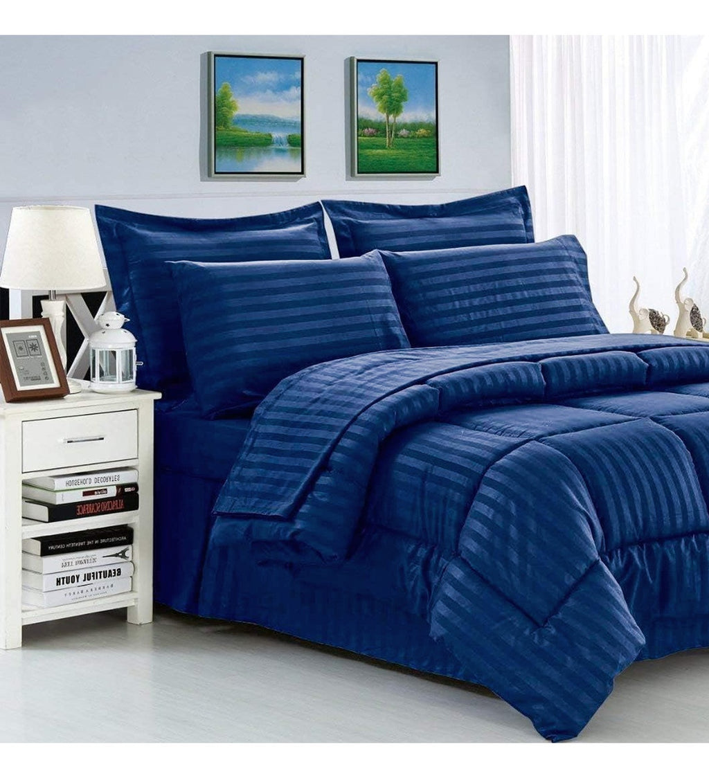 Edredon Cubrelecho Premium Cama Doble Con Fundas Para Almohada Innovo Home