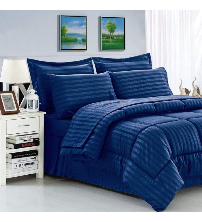 Edredon Cubrelecho Premium Cama Doble Con Fundas Para Almohada