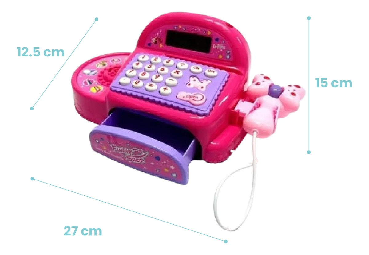 Caja Registradora Para Nina Juguete Con Accesorios Minnie Mouse