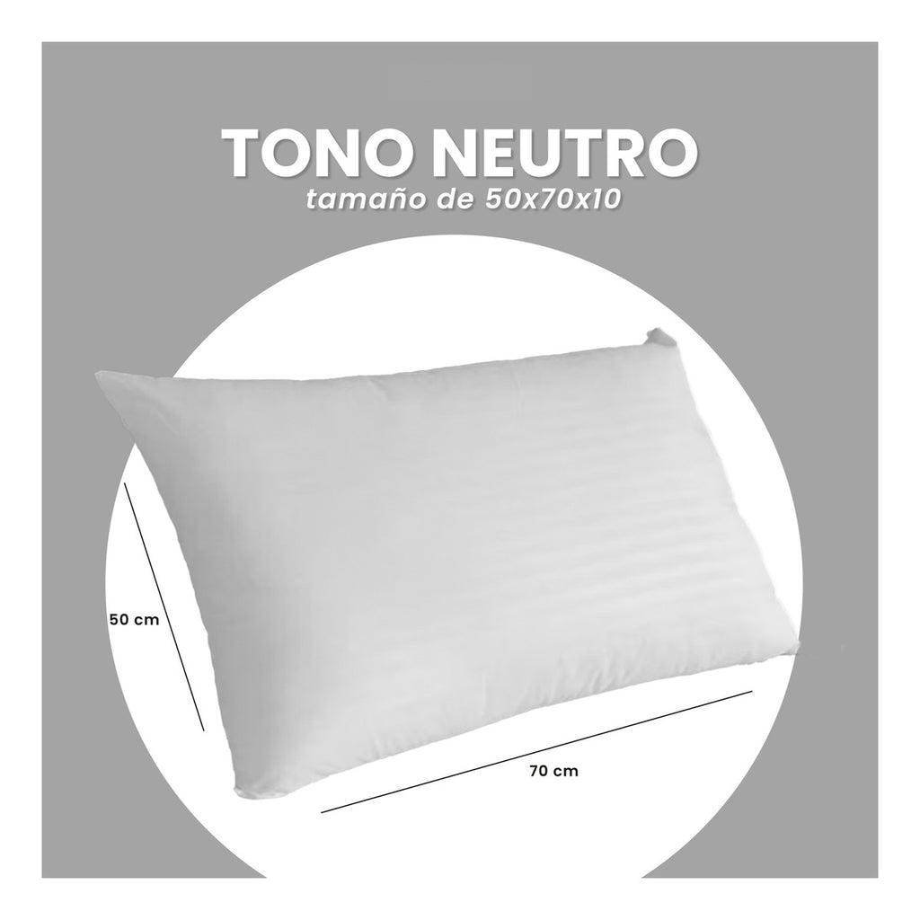 2 Almohadas Confort Pareja Siliconado Acolchada Innovo