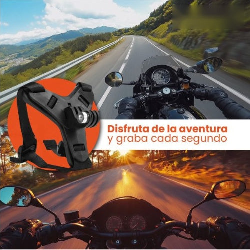 Soporte De Casco Para Celular Gopro Camaras Accion Innovo