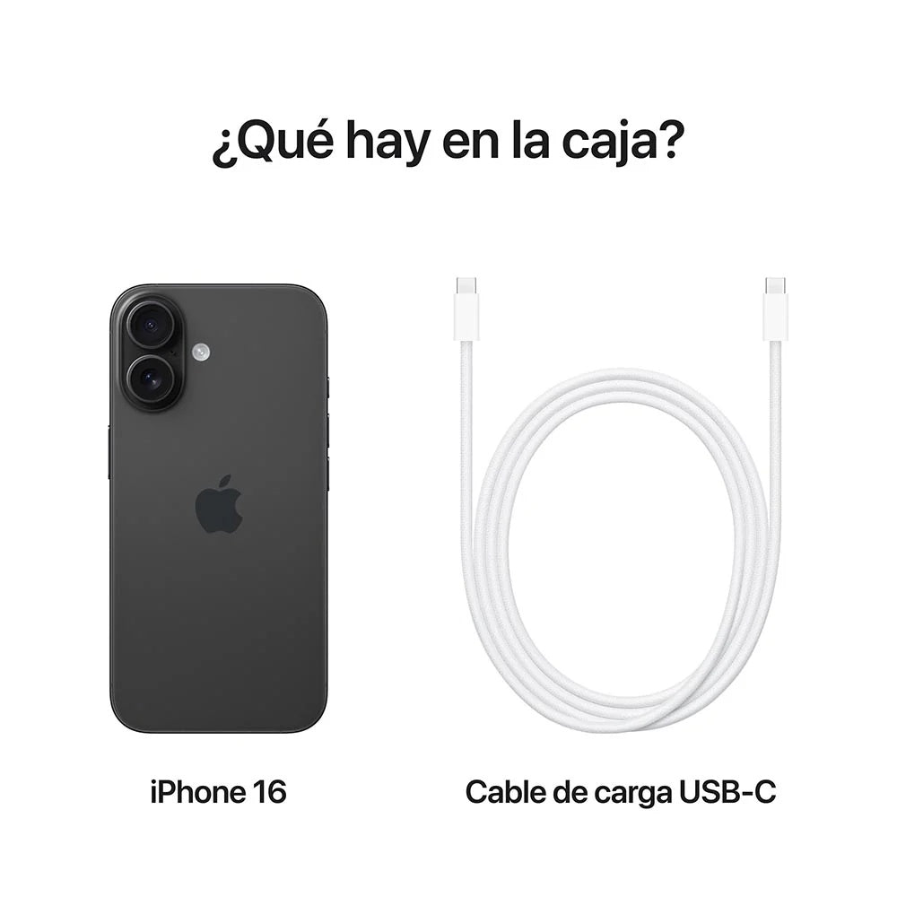 Apple Iphone 16 (128 Gb) - Negro