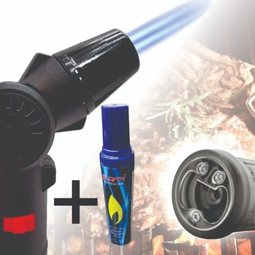 Flameador Portatil Con Recarga Cocina Asados Ajustable