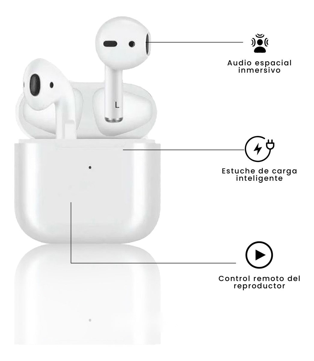 Smartwatch Gr88 Doble Pulso Blanco Imantado Series 8 Sport Con Audifonos Recargables Innovo Tech