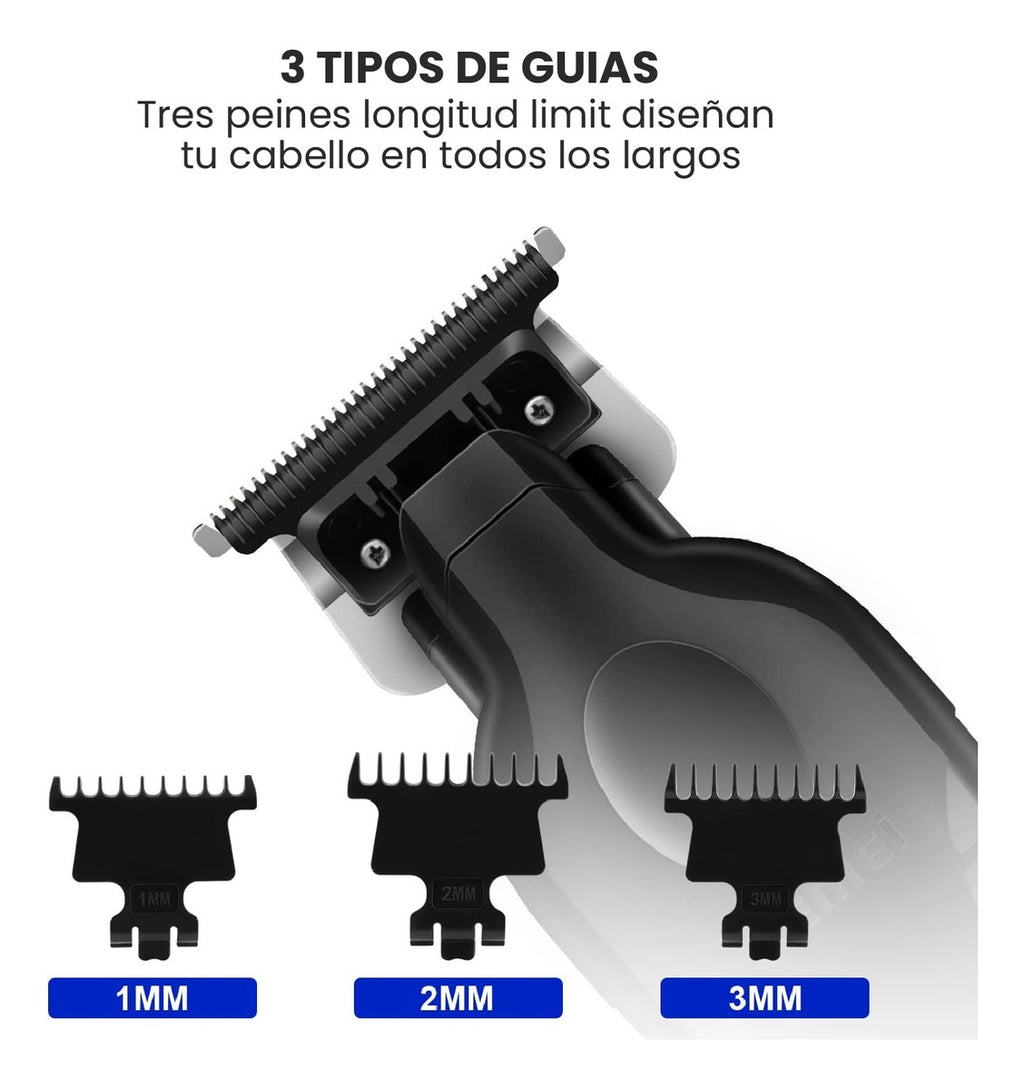 Maquina Peluquera Alta Gama Guias Profesional Corte Preciso