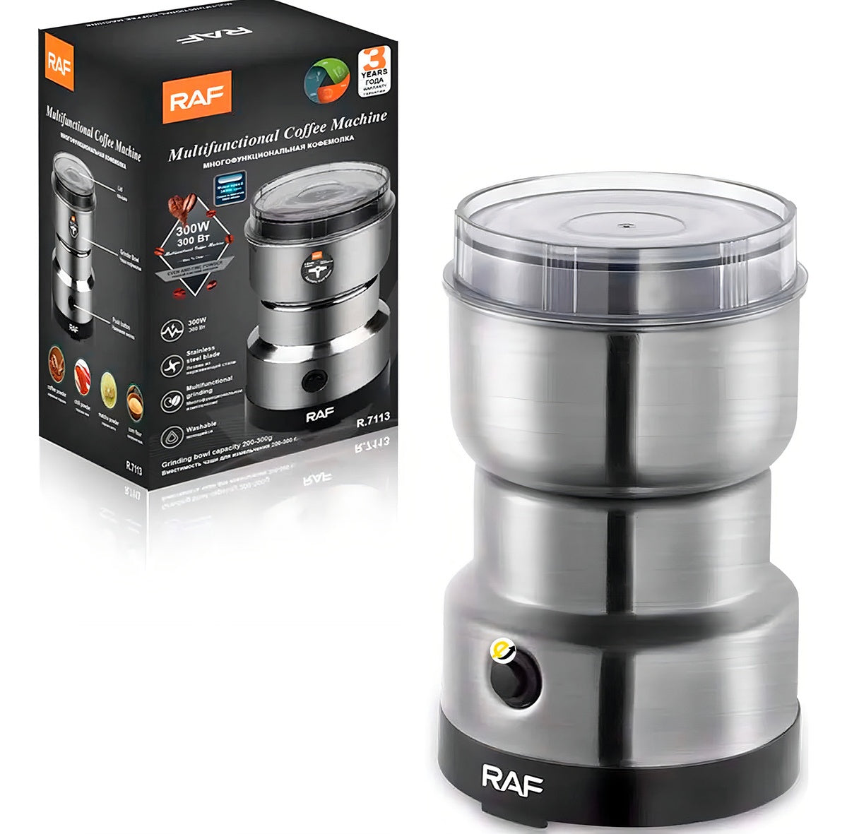 Molino De Cafe Multifuncional Alta Potencia Raf Original