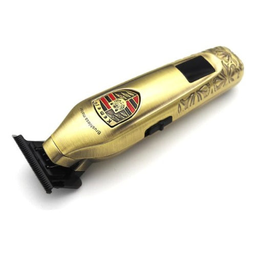 Patillera De Lujo Premium Kemei Pro Con Guias Pantalla Profesional