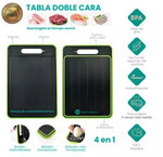 Platero Organizador De Loza Basic Home Metalico Con Bandeja Tabla Para Picar Multifuncion