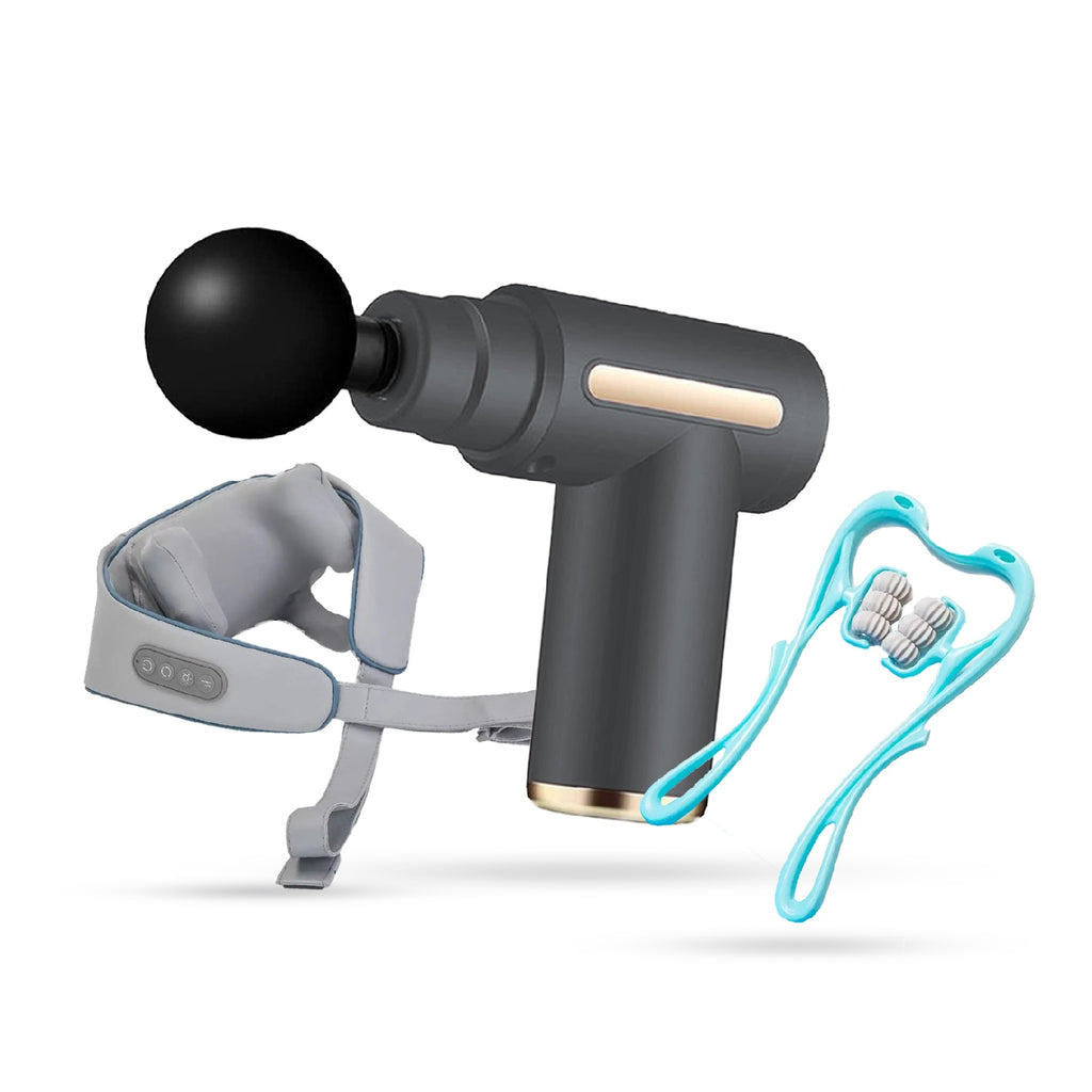 Masajeador De Cuello Anti Estres Relajante Masajeador Accesorios 3 En 1