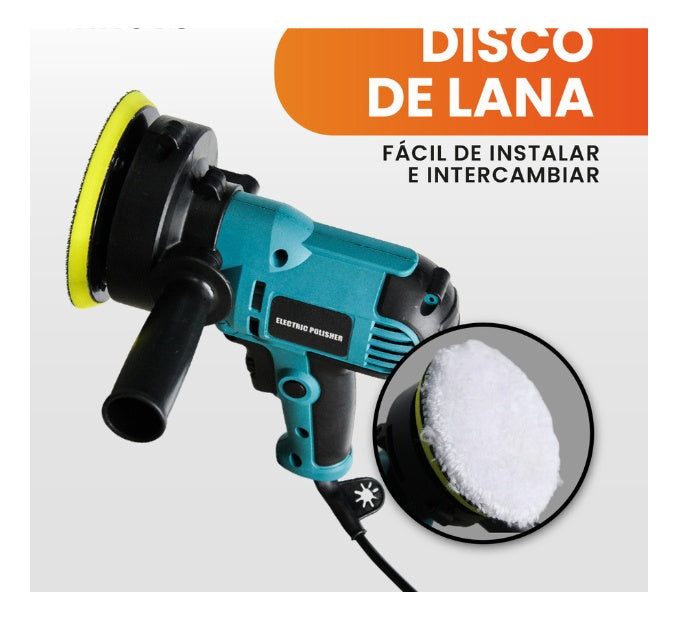 Polichadora 3 En 1 Lijadora Pulidora 1200W Polisher Plus