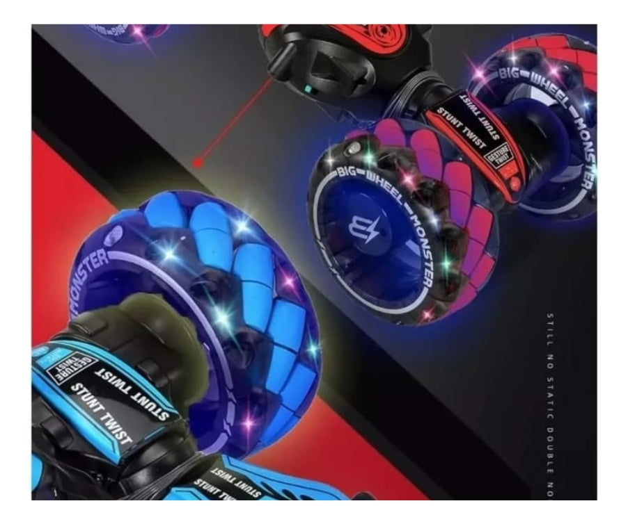 Carro Control Remoto 4X4 Sensor Manilla Juguete 2 Controles