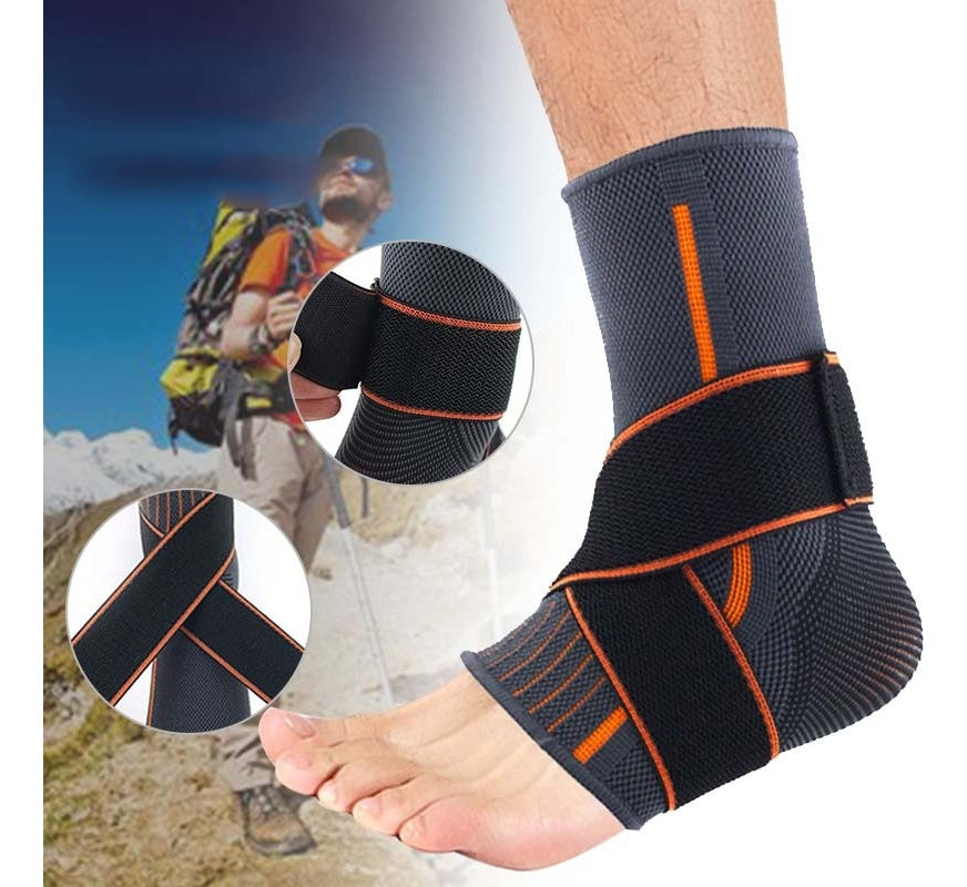 Tobillera Doble Compresion Elastica Soporte Tobillo Deporte