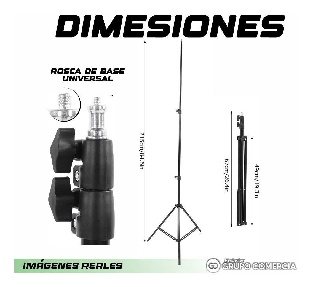 Tripode Multifuncion Ajustable Con Clip Para Celular