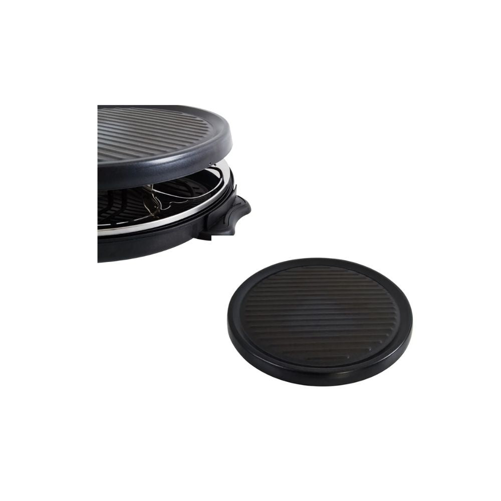 Parrilla Raclette Electrica Kalley 800W Antiadherente 8 Puestos