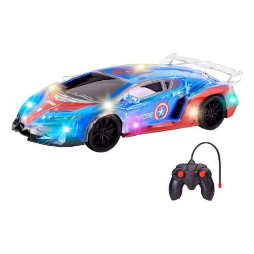 Carro Control Remoto Lambo Capitan America Recargable