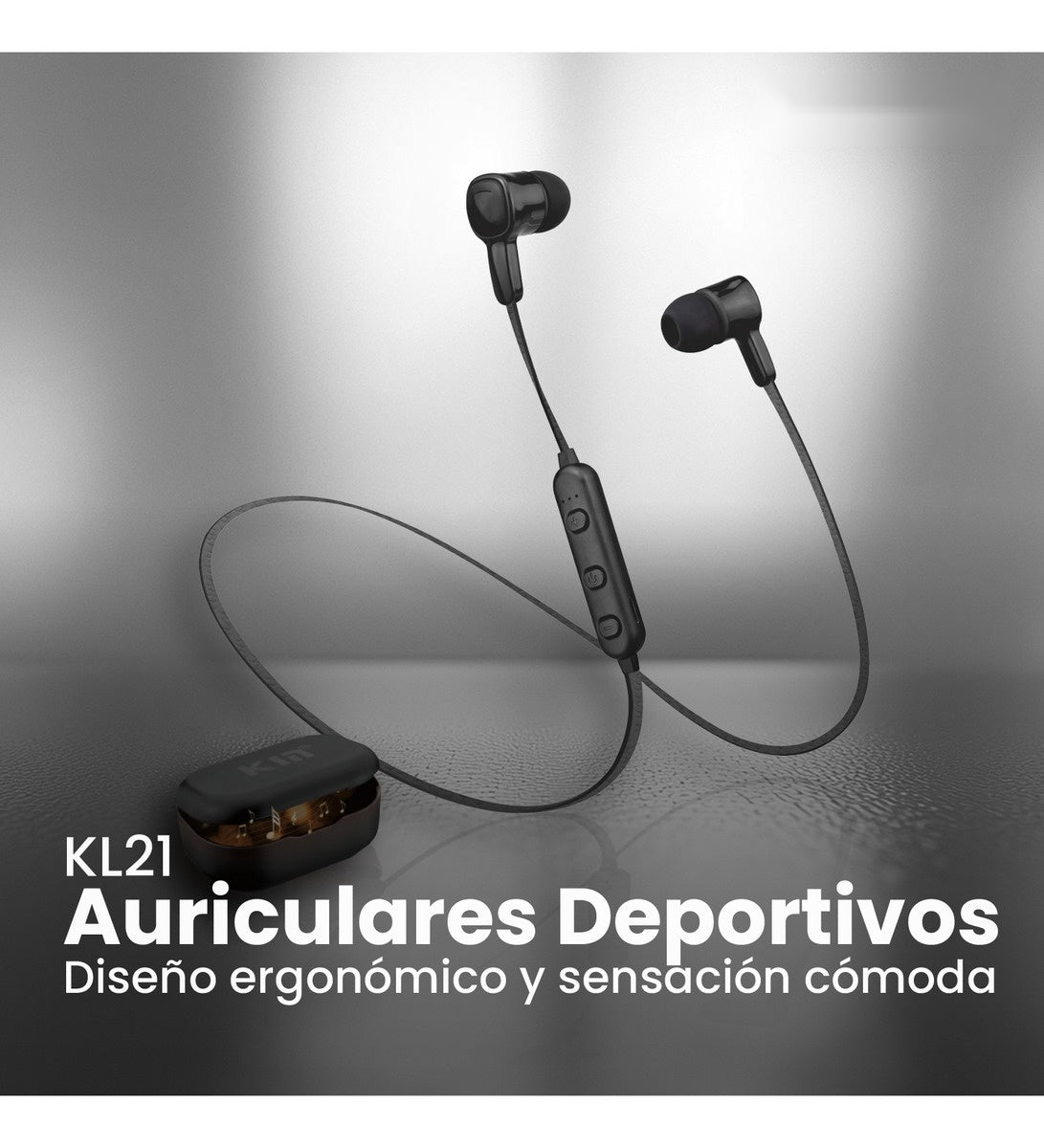 Audifono Bluetooth Deportivo Control Volumen Con Estuche Hifi Sport