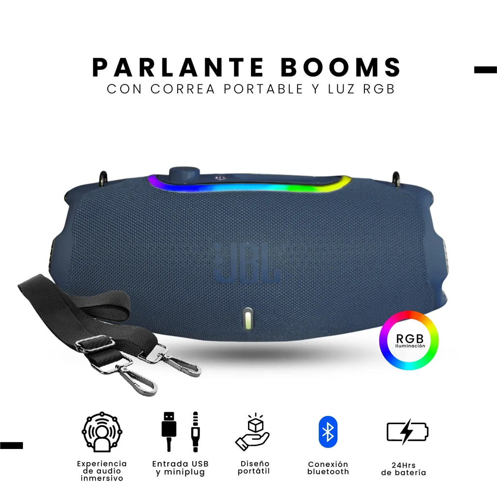 Parlante Xtreme Replica 1.1 Jbl Grande Bluetooth Sonido Potente Hasta 8 Horas Azul