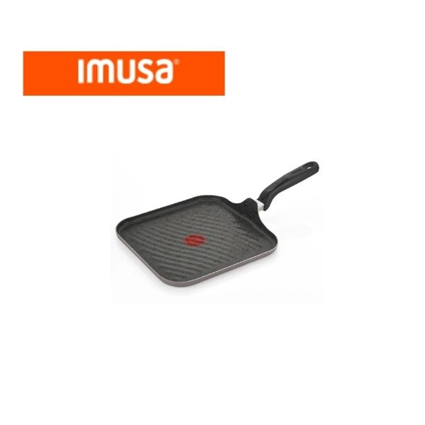 Sarten Parrilla Cuadrada Antiadherente Imusa 26Cm Asados Y Parrilladas