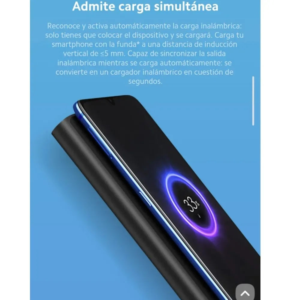 Power Bank Xiaomi Wireless 10.000 Mah Carga Inalambrica