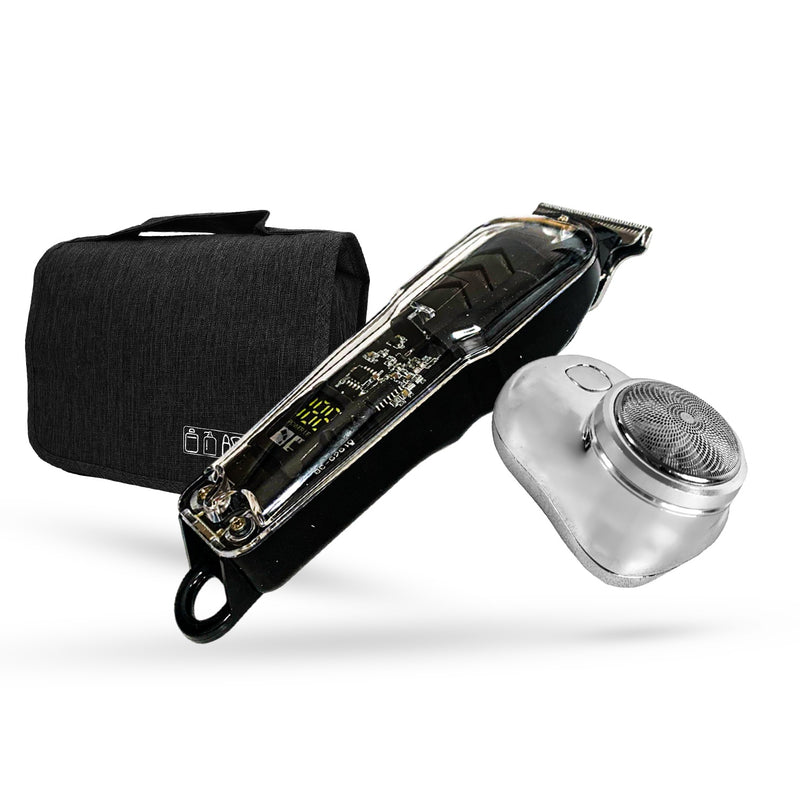 Afeitadora Electrica Inalambrica + Mini Shaver De Regalo + Estuche De Viaje