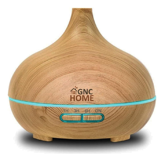 Difusor Ambientador Humidificador Con Luz Rgb 300 Ml Diseno Madera