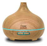 Difusor Ambientador Humidificador Con Luz Rgb 300 Ml Diseno Madera