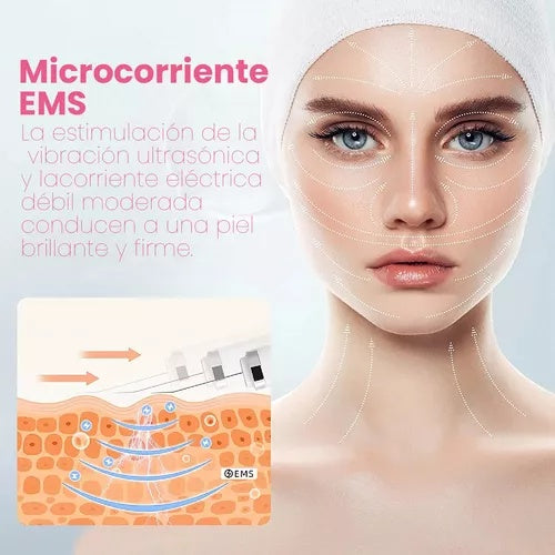 Combo Espatula Extractora Espinillas Limpieza Ultrasonica + 2 Bandas Diadema Cabello