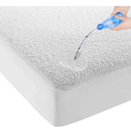 Protector De Colchon Antifluido Para Cama Doble Terry Home