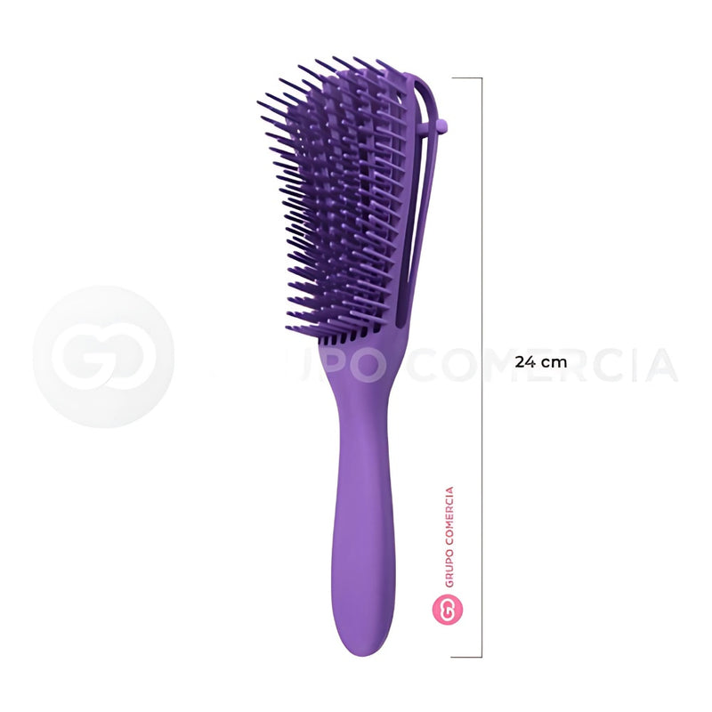 Combo Hair Top Cepillo Rizos Definidos + Cepillo Masajeador Cuero Cabelludo + Toalla Microfibra