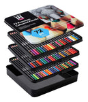 Kit De 72 Lapices Colores Premium Para Colorear Cromatica