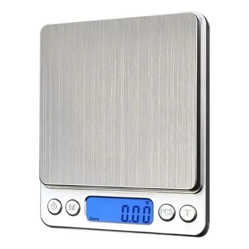 Bascula Gramera Portable Metalica Digital Hasta 2000 Gramos