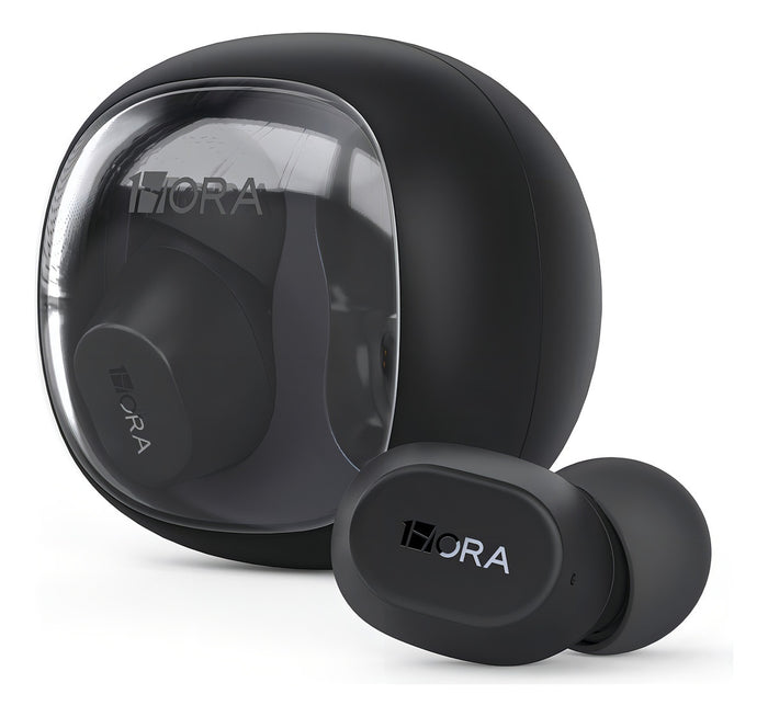 Audifonos Inalambricos 1Hora Bluetooth 5.3 In Ear Manos Libres 1-Hora Aut208N Accesorios Para Celulares Con Earbuds Cable Tipo C A C Color Negro