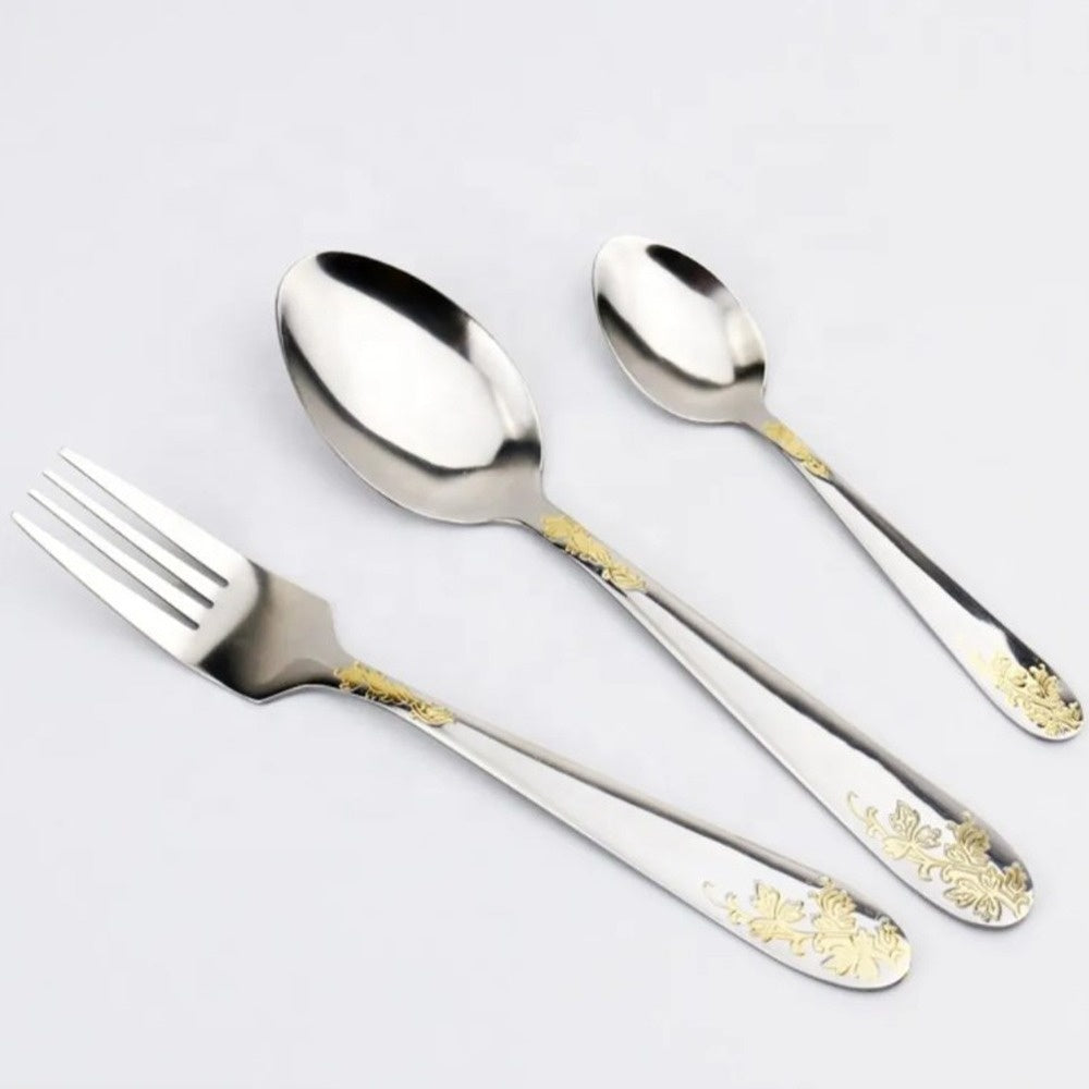 Set De Cubiertos De 24 Piezas Acero Inoxidable Original