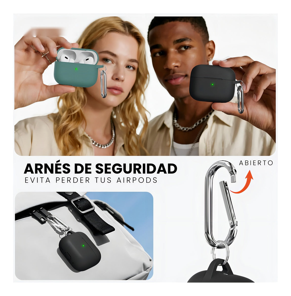 Audifonos Inalambricos Con Estuche Negro Pods 2 Generacion Bluetooth
