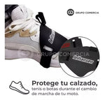 Combo Guantes Para Moto Icon Persuit Liso + Protector Para Zapato Moto