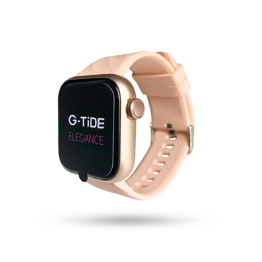 Smartwatch G-Tide Amoled Elegante Resistente Al Agua 100 Modos Deportivos Contesta Llamadas Rosado
